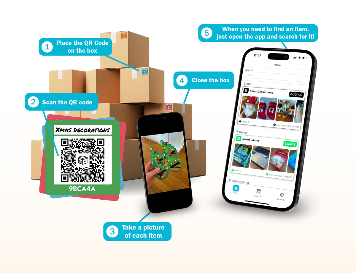 ScanMyStorage - QR Code Storage Stickers – ScanMyStorage (1234 Labs Inc.)